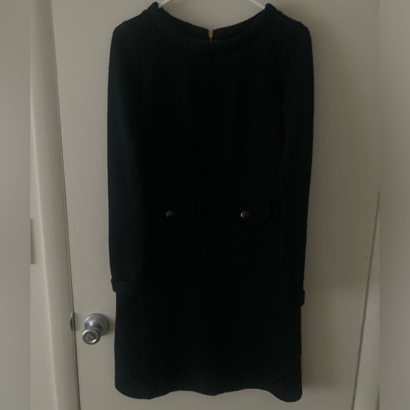 Boden Jacquard Sixties Dress - Size 4L 🖤🖤🖤 - Picture 1 of 5